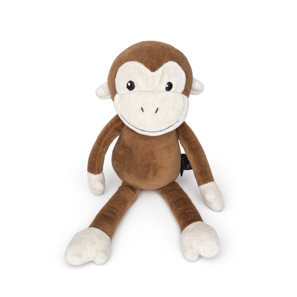 HM Home Monkey Plush Stuffed Animal Brown Cream 11 inch Soft Toy Nursery Decor